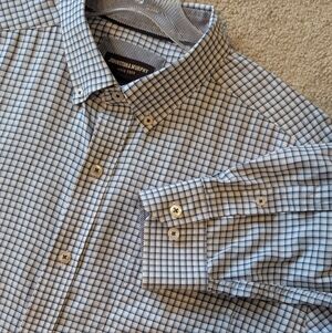 Johnston & Murphy Men's Button Down Dress Shirt Sz XL
